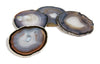 Pedra Coasters, Smoke Agate, Set of 4 - ANNA New York