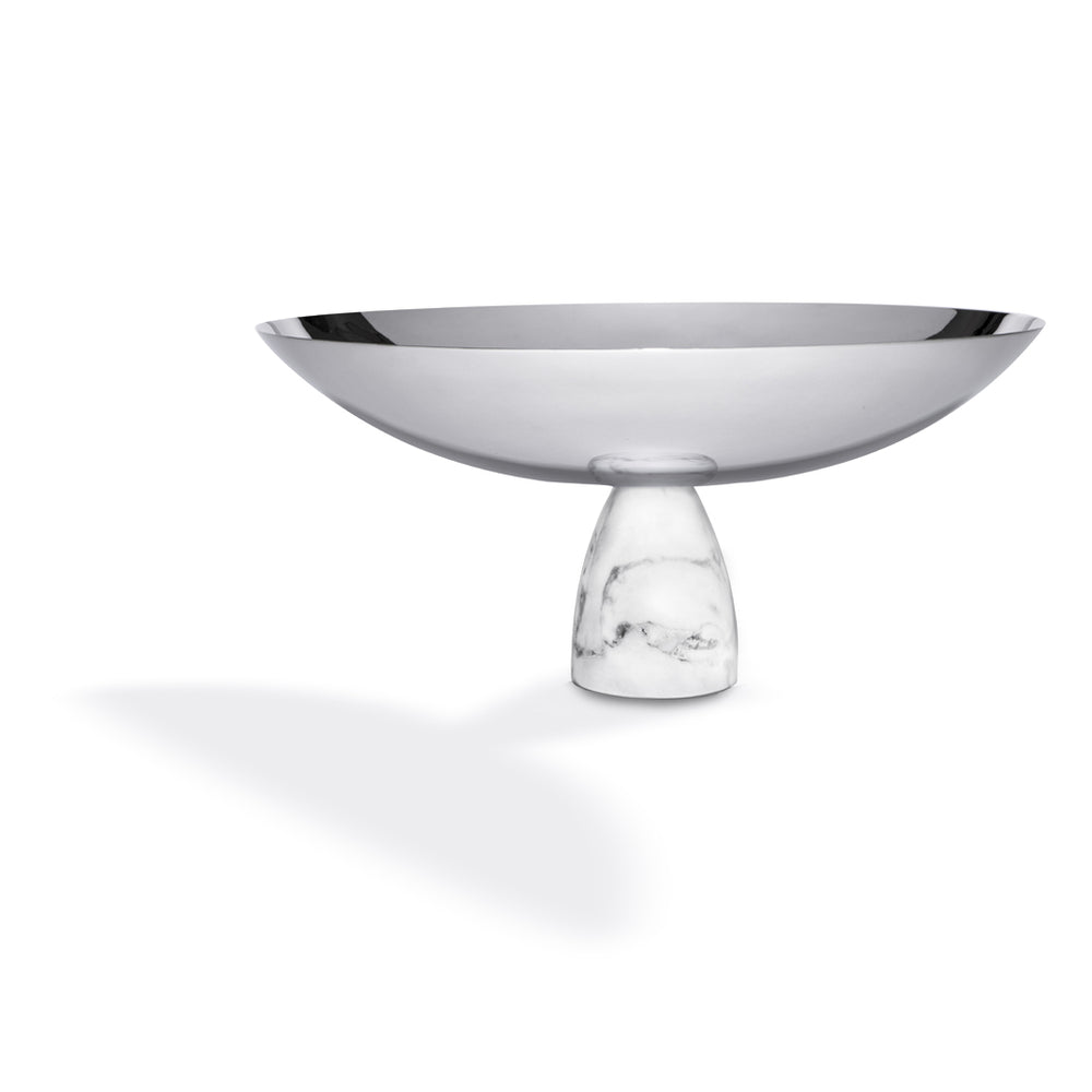 
            
                Load image into Gallery viewer, Coluna Fruit Bowl, Marble &amp;amp; Silver - ANNA New York
            
        