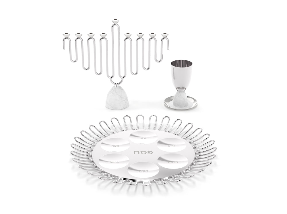 Coluna Dual Seder Plate - ANNA New York