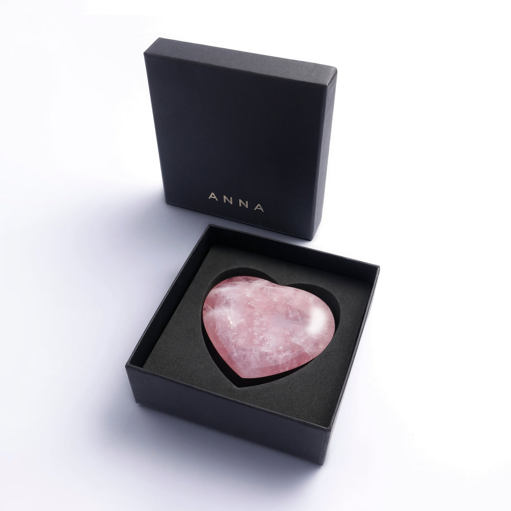 
            
                Load image into Gallery viewer, Cuore Heart, Rose Quartz - ANNA New York
            
        