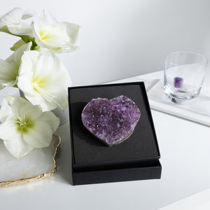 
            
                Load image into Gallery viewer, Cuore Heart, Amethyst Druze - ANNA New York
            
        
