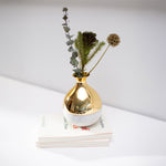 Dual Bud Vase, Marble & Gold - ANNA New York