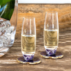 Elevo Champagne Glasses - ANNA New York