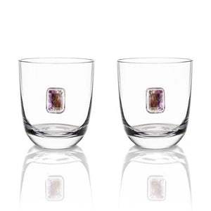 Elevo DOF Glasses, Amethyst, Set of 2 - ANNA New York