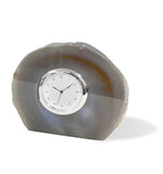 PEDRA Clock Natural Silver - ANNA New York
