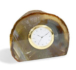 PEDRA Clock Natural Gold - ANNA New York