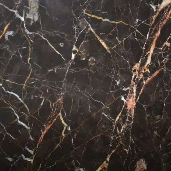 Sereno Coffee Table, St. Laurent Marble & Silver