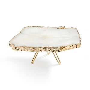 Torta Cake Stand, Crystal & Gold