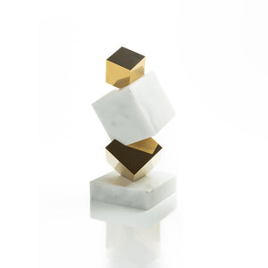 Torre Objet Marble & Gold - ANNA New York