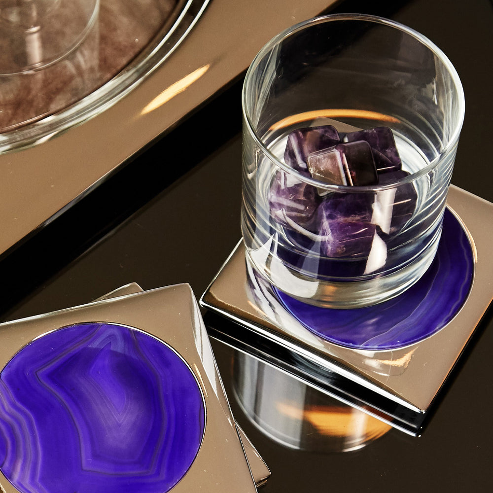 Vida Whisky Gems, Amethyst, Set of 6 - ANNA New York