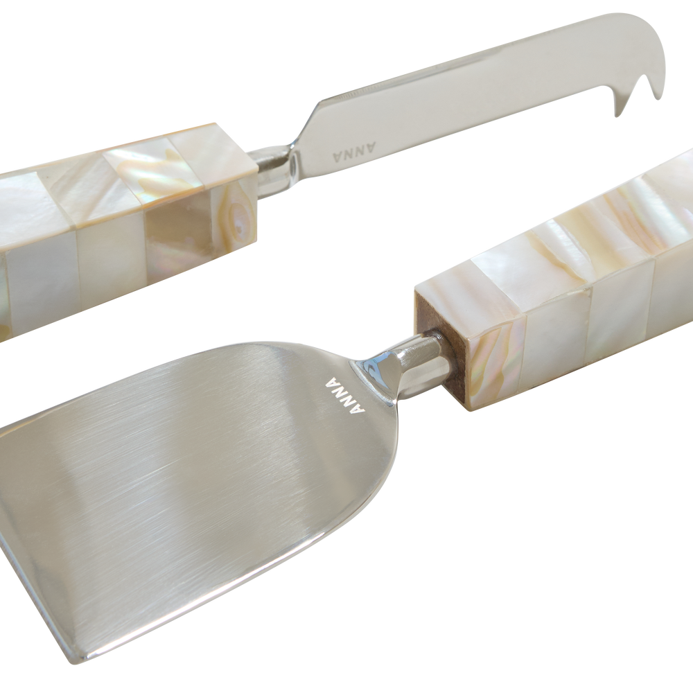 Mother of Pearl Cheese Knives (Set of 2)– ANNA New York