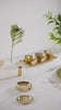 Striations Trio Bowl, Gold