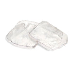 Drip Gemstone Coaster Set Crystal/ Silver - ANNA New York